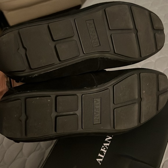 Alfani Dress suede loafers - black - men’s 10.5 - Picture 3 of 4